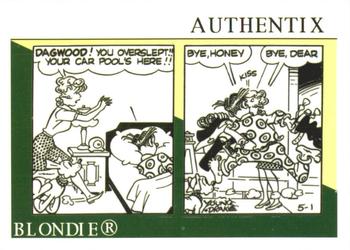 1995 Authentix Blondie #5 Daisy Bumstead Front