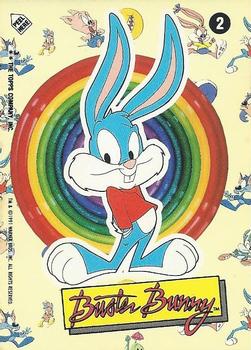 1991 Topps Tiny Toon Adventures - Stickers #2b Buster Bunny Front