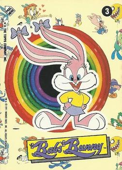 1991 Topps Tiny Toon Adventures - Stickers #3b Babs Bunny Front