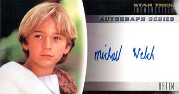 1998 SkyBox Star Trek Insurrection - Autographs #A-16 Michael Welch Front