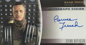 1998 SkyBox Star Trek Insurrection - Autographs #A-17 Bruce French Front
