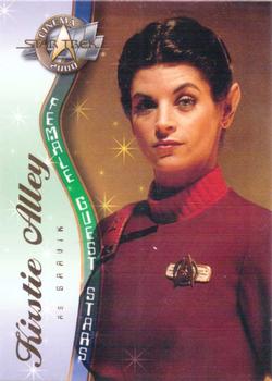 2000 SkyBox Star Trek Cinema 2000 - Female Guest Stars #F3 Kirstie Alley as Saavik Front
