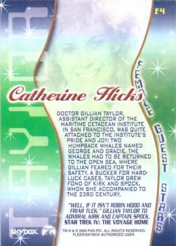 2000 SkyBox Star Trek Cinema 2000 - Female Guest Stars #F4 Catherine Hicks as Dr. Gillian Taylor Back