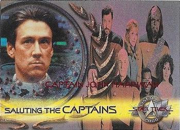 2000 SkyBox Star Trek Cinema 2000 - Saluting the Captains #SC8 Captain John Harriman / Alan Ruck Front