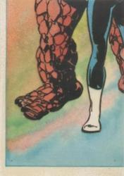 1984 Leaf Marvel Super Heroes Secret Wars Stickers #11 Fantastic Four Front