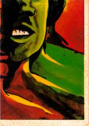 1984 Leaf Marvel Super Heroes Secret Wars Stickers #24 Incredible Hulk Front