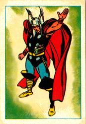 1984 Leaf Marvel Super Heroes Secret Wars Stickers #52 Thor Front