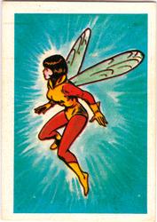 1984 Leaf Marvel Super Heroes Secret Wars Stickers #59 The Wasp Front