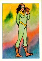 1984 Leaf Marvel Super Heroes Secret Wars Stickers #77 Ariel / Kitty Pryde Front
