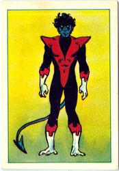 1984 Leaf Marvel Super Heroes Secret Wars Stickers #78 Nightcrawler Front