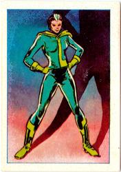 1984 Leaf Marvel Super Heroes Secret Wars Stickers #79 Rogue Front
