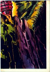 1984 Leaf Marvel Super Heroes Secret Wars Stickers #83 Galactus Front