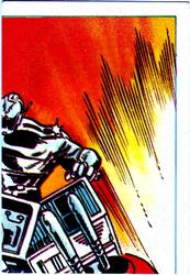 1984 Leaf Marvel Super Heroes Secret Wars Stickers #100 Ultron Front