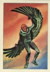 1984 Leaf Marvel Super Heroes Secret Wars Stickers #127 Vulture Front