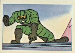 1984 Leaf Marvel Super Heroes Secret Wars Stickers #128 Scorpion Front
