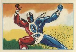 1984 Leaf Marvel Super Heroes Secret Wars Stickers #157 Mercurio Front