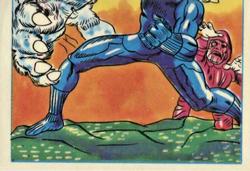 1984 Leaf Marvel Super Heroes Secret Wars Stickers #165 Black Panther Front