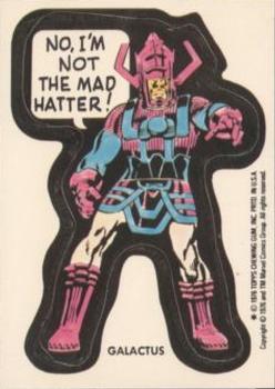 1976 Topps Marvel Super Heroes Stickers #NNO Galactus Front