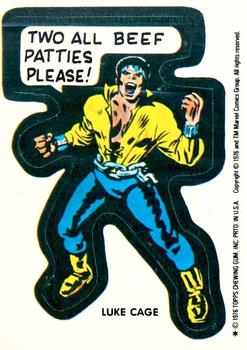 1976 Topps Marvel Super Heroes Stickers #NNO Luke Cage Front