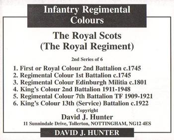 2007 Regimental Colours : The Royal Scots (The Royal Regiment) 2nd Series #NNO Title Card Back