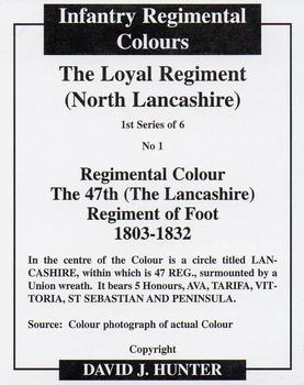 2009 Regimental Colours : The Loyal Regiment (North Lancashire) #1 Regimental Colour 47th Foot 1803-1832 Back
