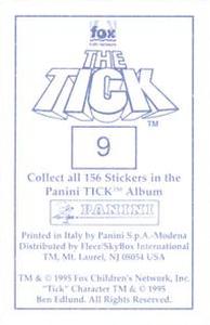 1995 Panini The Tick Stickers #9 Are you alright? Yes...Thank you Back