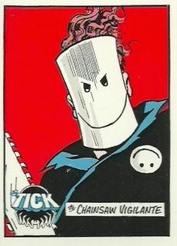 1991 NEC Press The Tick Test Set #24 The Chainsaw Vigilante Front