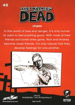 2012 Cryptozoic The Walking Dead Comic Book #45 Urges Back