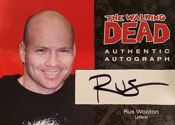 2012 Cryptozoic The Walking Dead Comic Book - Autographs #A3 Rus Wooton Front
