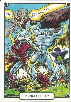 1988 Comic Images Marvel Universe IV Heroic Origins #1 Alpha Flight Front