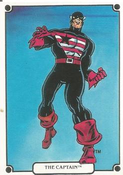 1988 Comic Images Marvel Universe IV Heroic Origins #9 The Captain Front