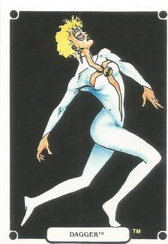 1988 Comic Images Marvel Universe IV Heroic Origins #18 Dagger Front