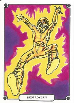 1988 Comic Images Marvel Universe IV Heroic Origins #22 Destroyer Front