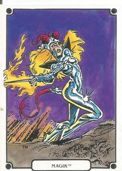 1988 Comic Images Marvel Universe IV Heroic Origins #43 Magik Front