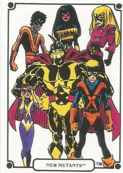 1988 Comic Images Marvel Universe IV Heroic Origins #54 New Mutants Front