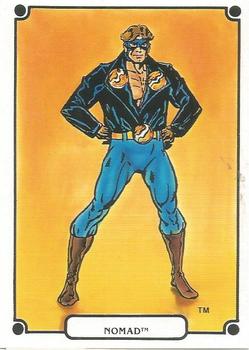 1988 Comic Images Marvel Universe IV Heroic Origins #56 Nomad Front