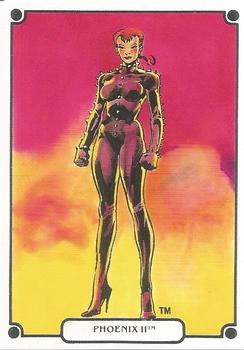 1988 Comic Images Marvel Universe IV Heroic Origins #58 Phoenix II Front