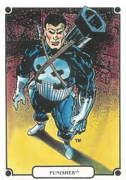 1988 Comic Images Marvel Universe IV Heroic Origins #62 Punisher Front