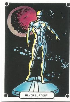 1988 Comic Images Marvel Universe IV Heroic Origins #69 Silver Surfer Front