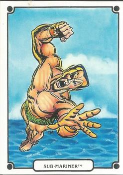 1988 Comic Images Marvel Universe IV Heroic Origins #73 Sub-Mariner Front