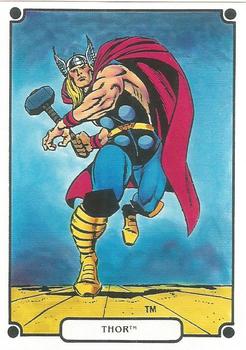 1988 Comic Images Marvel Universe IV Heroic Origins #77 Thor Front