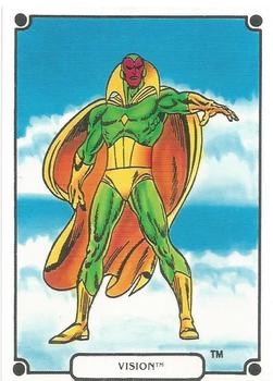 1988 Comic Images Marvel Universe IV Heroic Origins #80 Vision Front