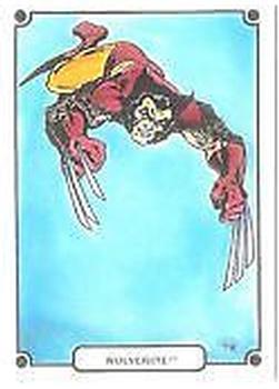 1988 Comic Images Marvel Universe IV Heroic Origins #86 Wolverine Front