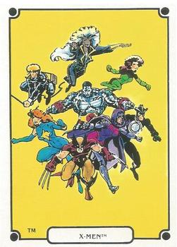 1988 Comic Images Marvel Universe IV Heroic Origins #89 X-Men Front