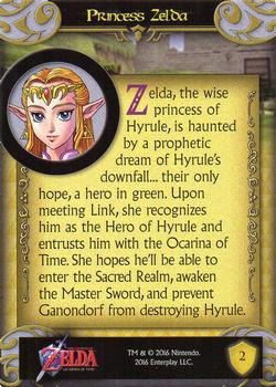 2016 Enterplay The Legend of Zelda #2 Princess Zelda Back