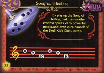 2016 Enterplay The Legend of Zelda #33 Song of Healing Back