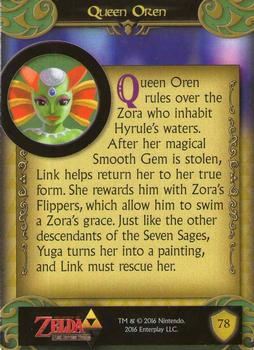 2016 Enterplay The Legend of Zelda #78 Queen Oren Back