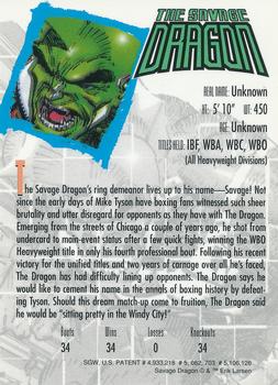 1994 Collector's Sportslook Image Comics #NNO Savage Dragon Back