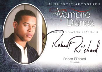 2014 Cryptozoic The Vampire Diaries Season 3 - Autographs #A21 Robert Ri’chard Front