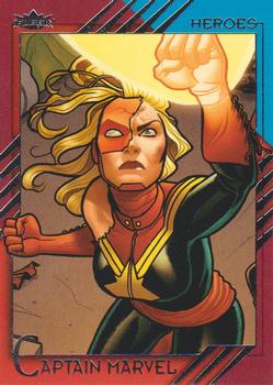 2015 Fleer Retro Marvel #10 Captain Marvel Front
